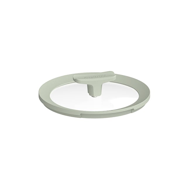 Berghoff Cool Grip Heat Resistant Glass Lid (4 Sizes) - 32cm - 2 - Ergonomic handle on circular tray, Minimalist kitchen