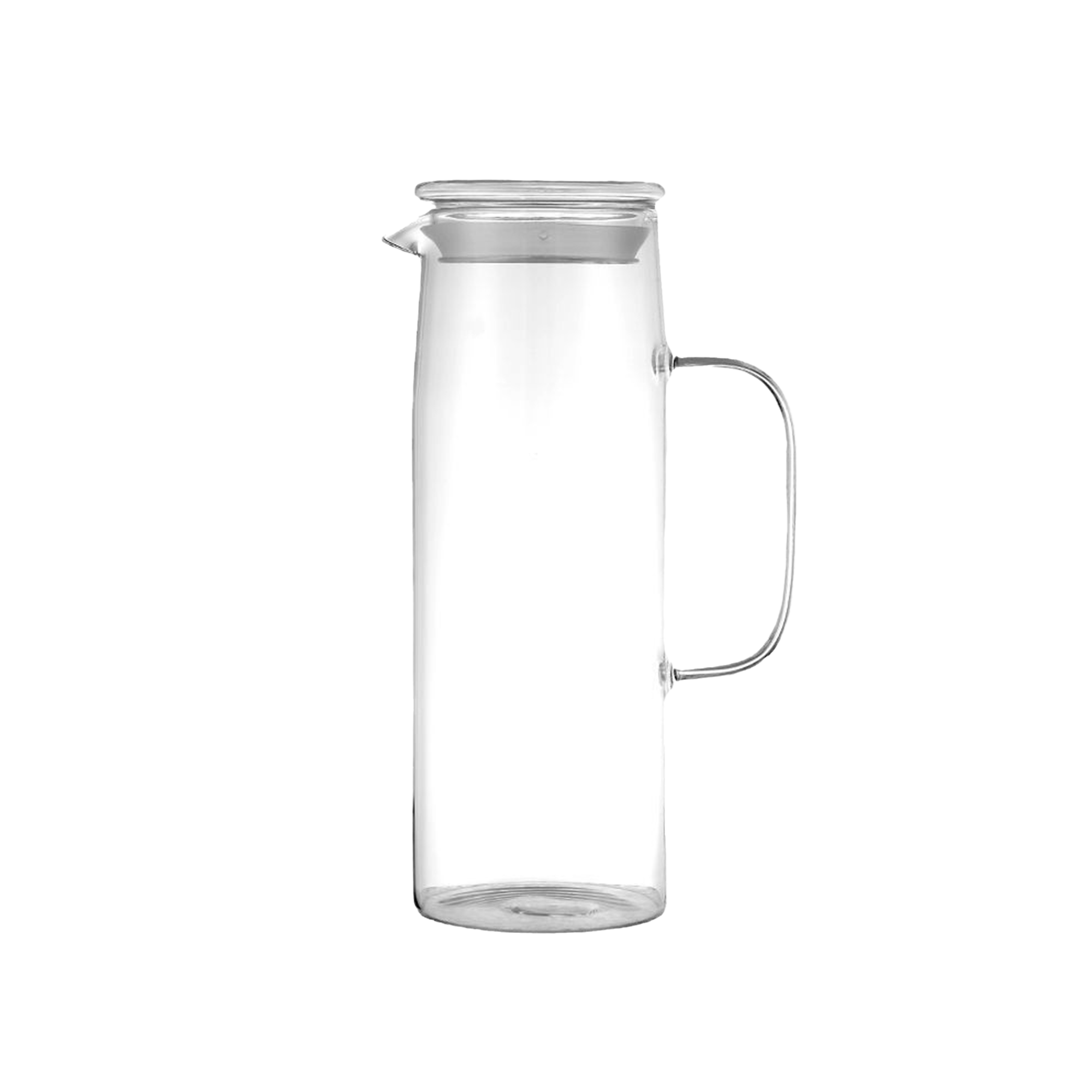 Noir Water Jug Pitcher with Glass Cover - 1.5L