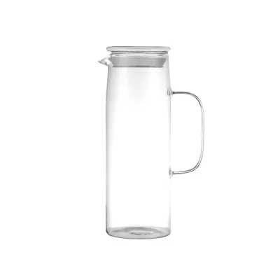 Noir Water Jug Pitcher with Glass Cover - 1.5L
