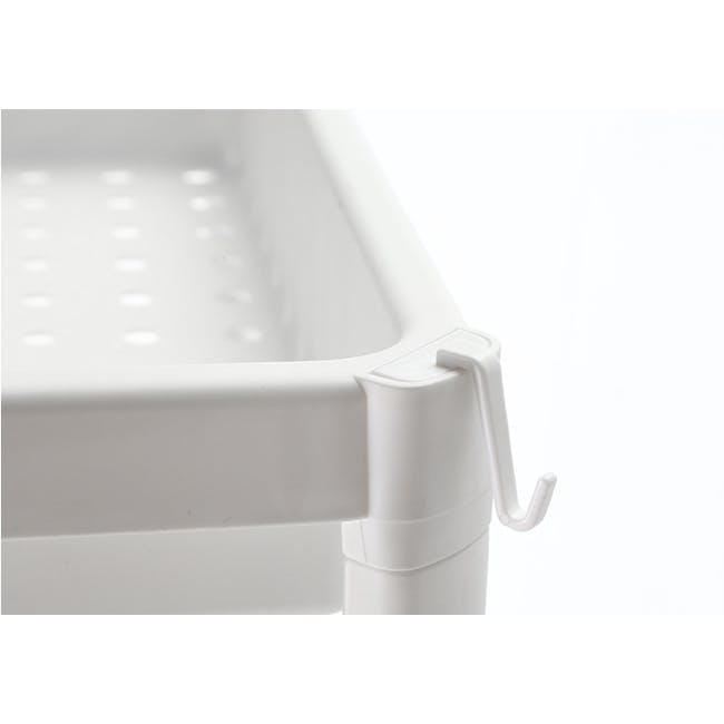 Tessa 2 Tier Storage - White - 3