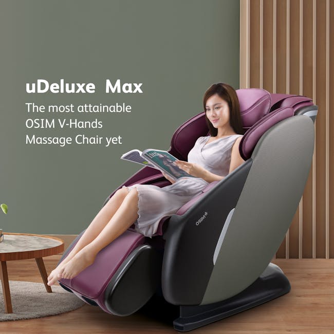 OSIM uDeluxe Max Massage Chair - Black - 1