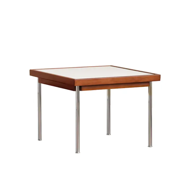 Neka Square Coffee Table 0.6m - White - 1