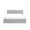 Maine Storage Queen Bed - Light Grey Boucle