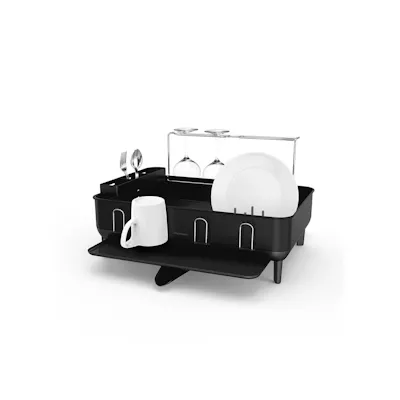 simplehuman Steel Frame Dishrack - Black
