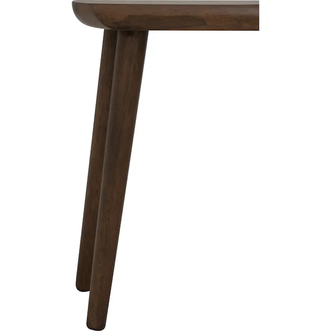 Auna Solid Wood Stool - Walnut - 6