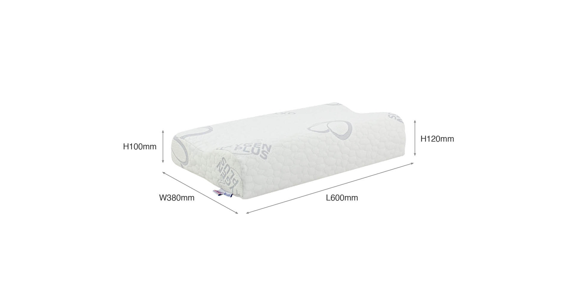 MaxCoil Aqua Latex Oxygen Plus Pillow, MaxCoil HipVan