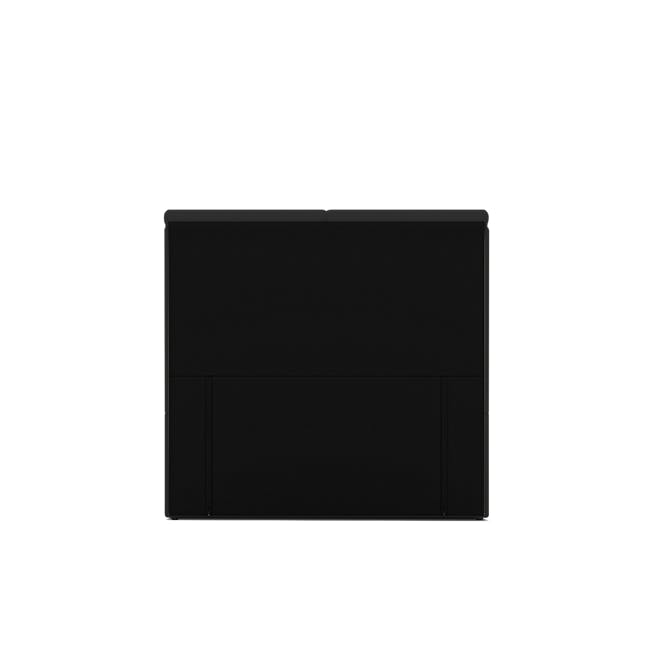Excel Super Single Trundle Bed - Black (Faux Leather) - 19