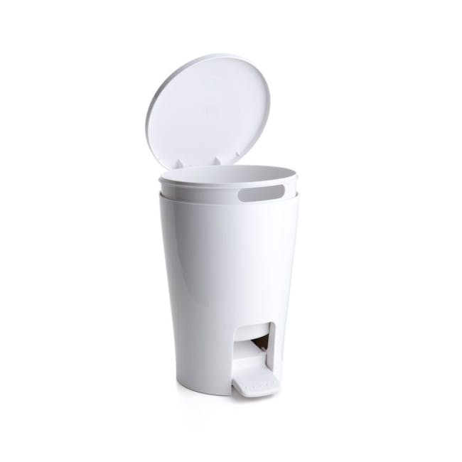 Tatay Bathroom Dustbin 5L - White - 1