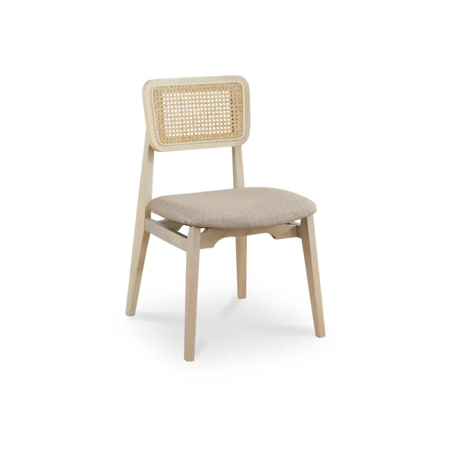 Osa Rattan Dining Chair - Milk Oak - 1