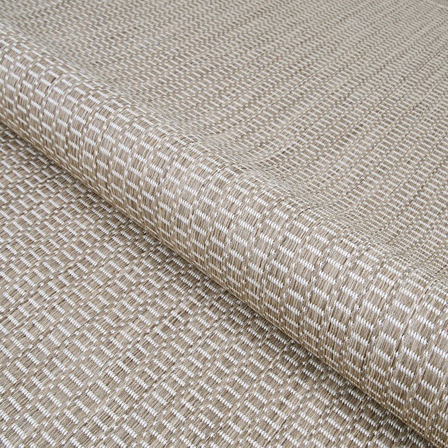 Saddle Stitch Flatwoven Rug - Champagne Taupe (2 Sizes) - 5