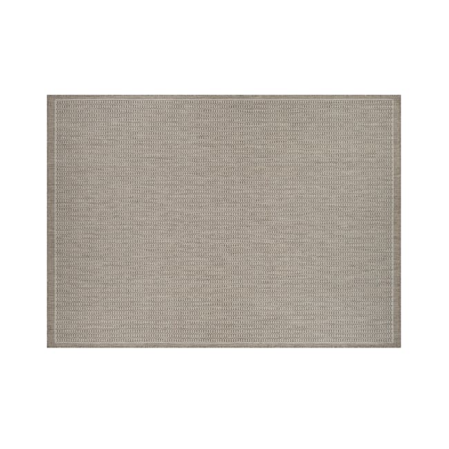 Saddle Stitch Flatwoven Rug - Champagne Taupe - 0