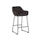Edson Counter Chair - Mocha (Faux Leather)