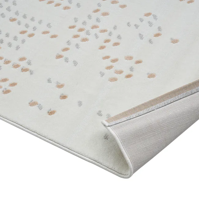 Iris Low Pile Rug - Microdot (3 Sizes) - 3 - Soft, beige, textured, animal print, patterned, fluffy, cozy, soft, plush