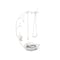 Orchid Jewellery Stand - White