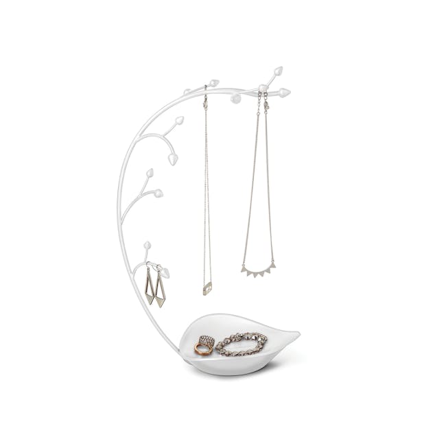 Orchid Jewellery Stand - White - 0