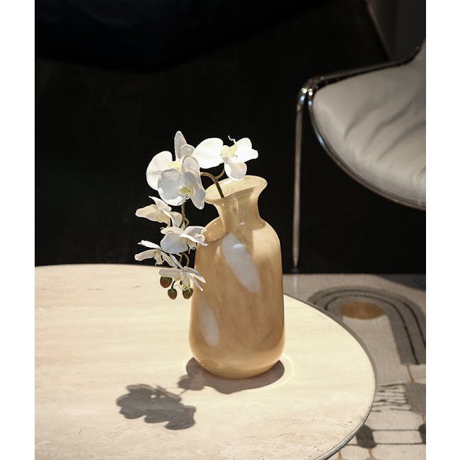 Marble-like Bulbous Vase (2 Sizes) - 3