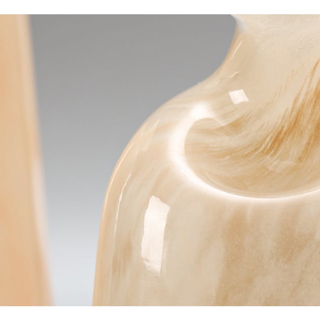 Marble-like Bulbous Vase (2 Sizes) - 6