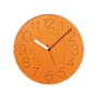Cara Wall Clock - Orange - 0