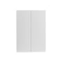 Fikk 2 Door Tall Cabinet - White Fluted - 12