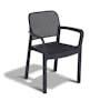 Melody Table with Samanna Chairs Set - Graphite - 3