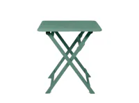 Flip Foldable Outdoor Square Dining Table 0.7m - Dark Green