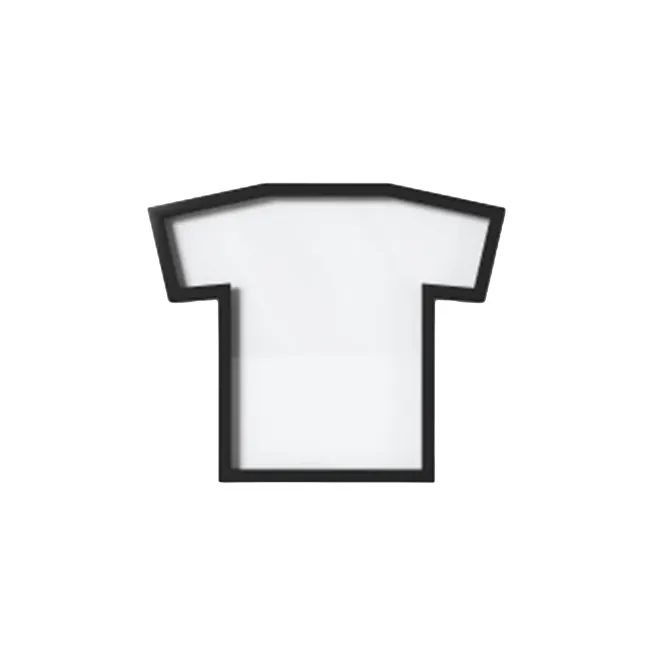 T-Frame T-Shirt Display Small - Black - 1
