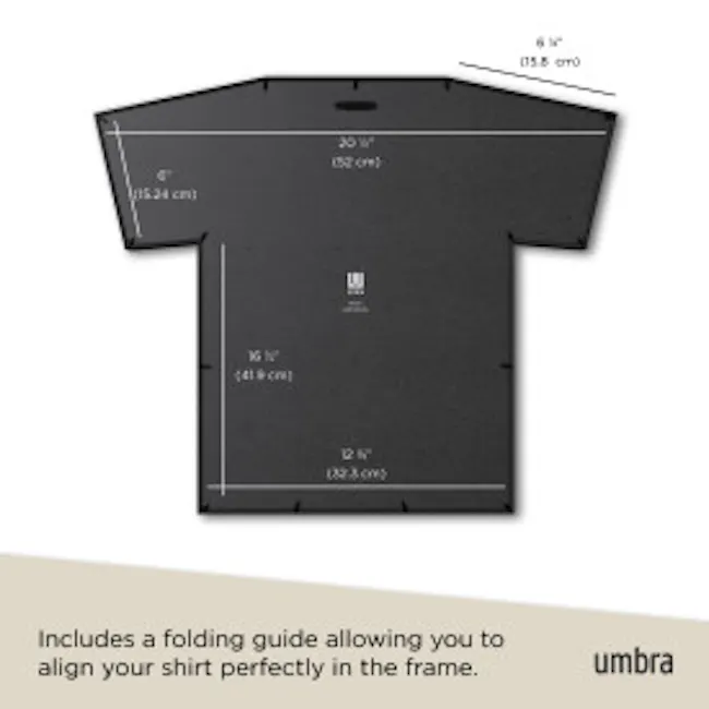 T-Frame T-Shirt Display Small - Black - 12