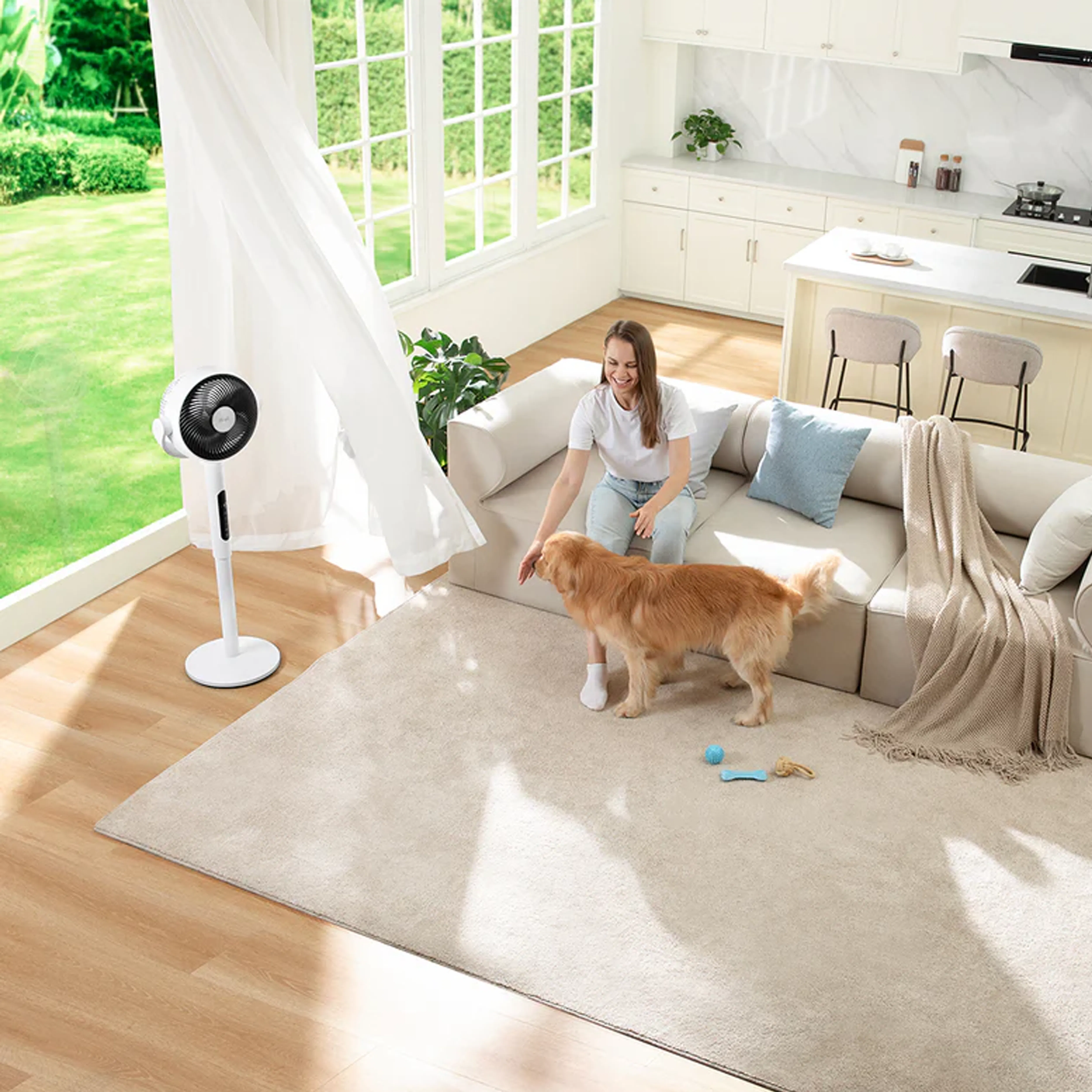 Levoit Smart Pedestal Air Circulation Fan - 14