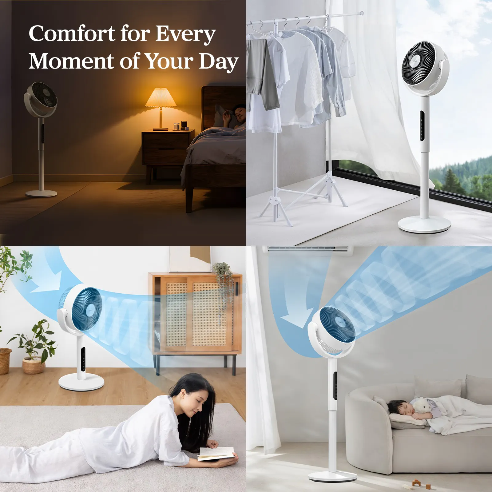Levoit Smart Pedestal Air Circulation Fan - 10