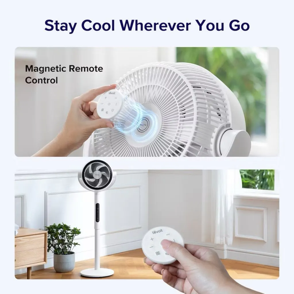 Levoit Smart Pedestal Air Circulation Fan - 12