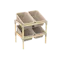 fixWood Kip 2 Layer Storage Bin Shelf 40L