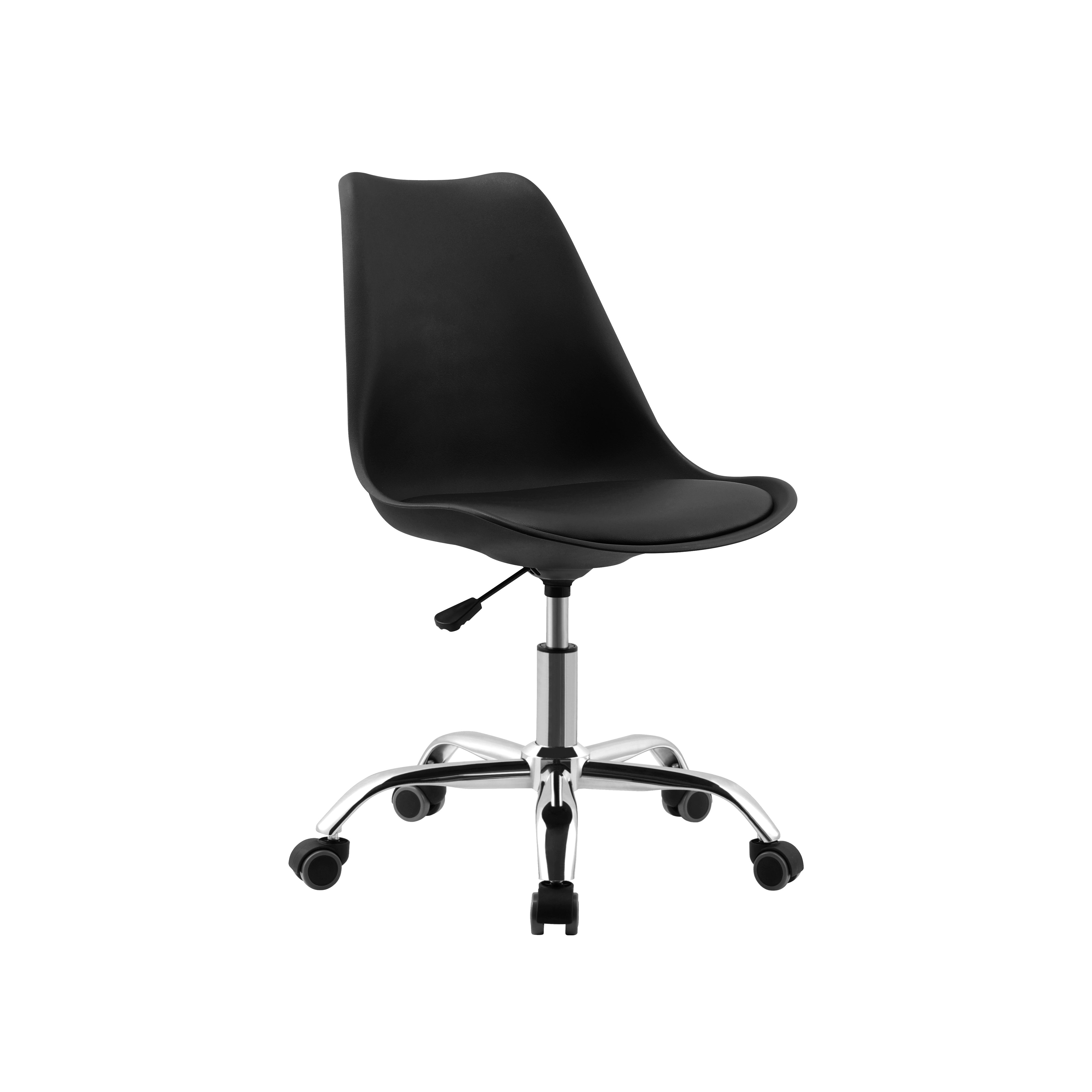 desk chair black and white