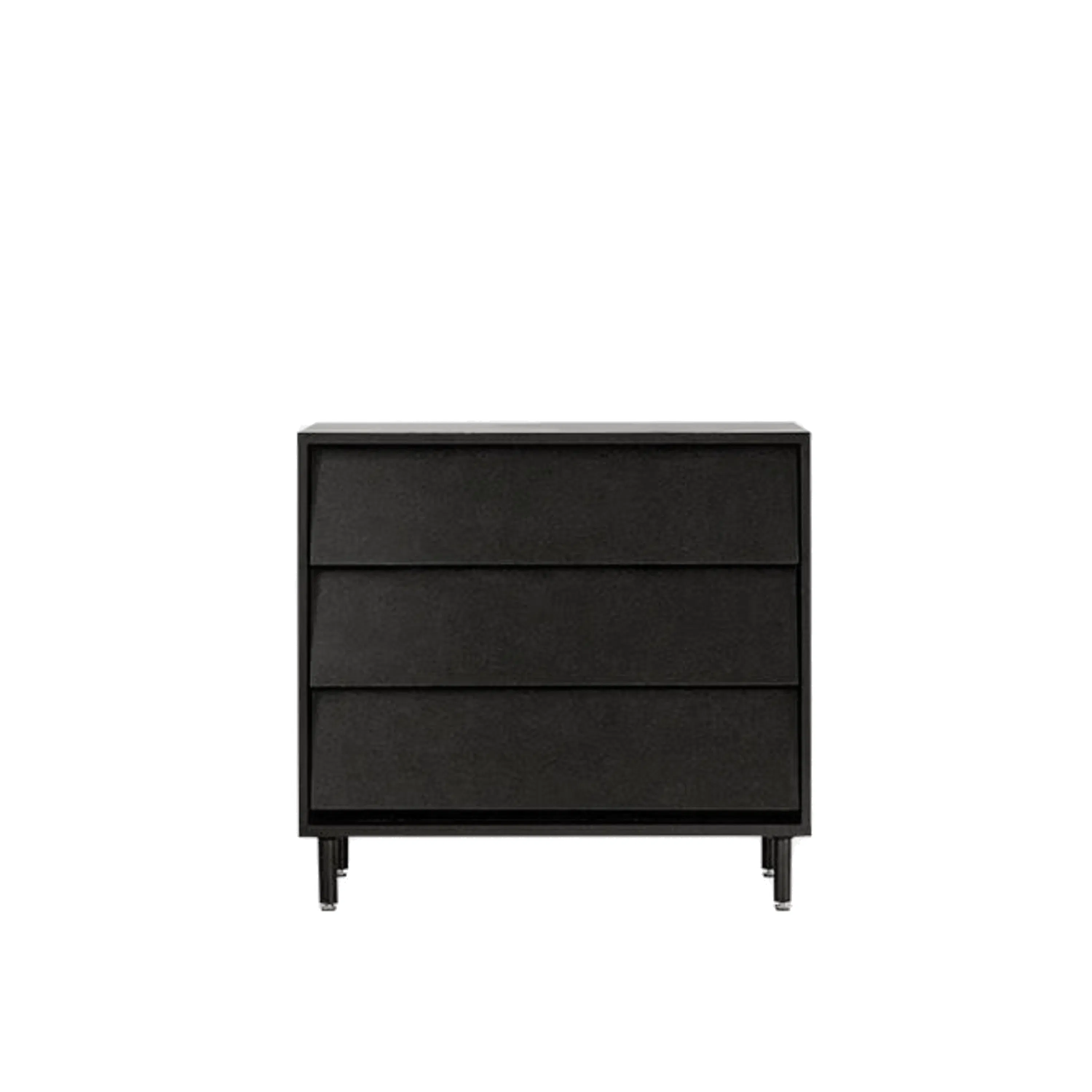 Laura 3 Drawer Chest 0.8m - Black
