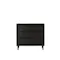 Laura 3 Drawer Chest 0.8m - Black