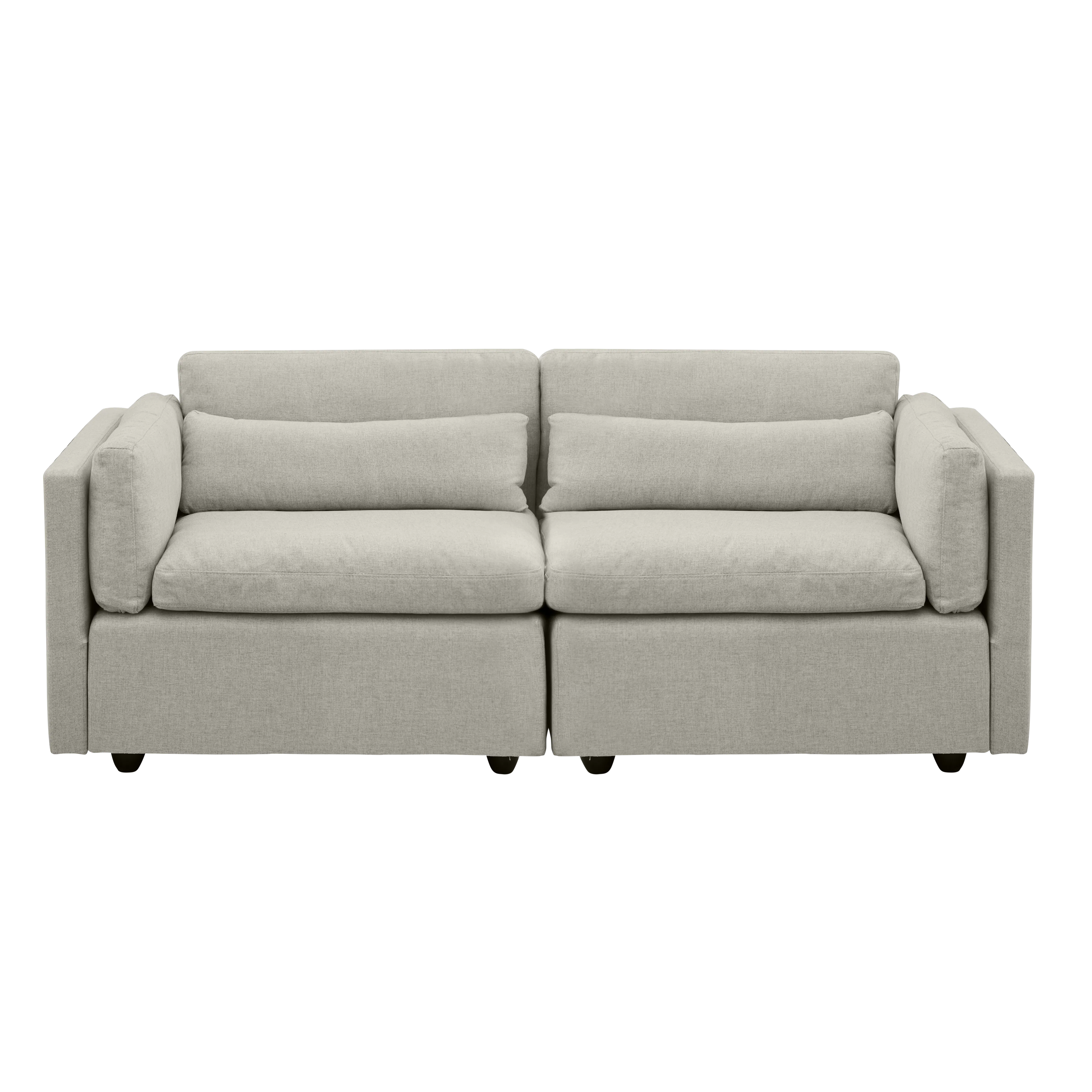 (As-is) Liam Right Arm Unit - Ivory (Fabric) - 7