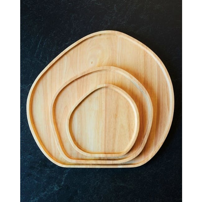 Stanley Rogers Round Wood Serving Platter (3 Sizes) - 2