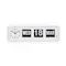 TWEMCO Calendar Flip Wall/Counter Clock - White