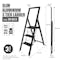 HOUZE Slim Aluminium 3 Tier Ladder - 4