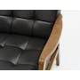 Tucson 2 Seater Sofa with Tucson Armchair - Espresso (Faux Leather) - 5