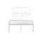 Owen Super Single Metal Bed - White