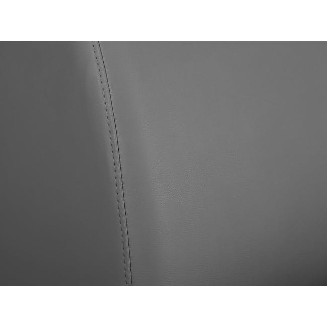 Milan Right Arm Unit - Smokey Grey (Faux Leather) - 12