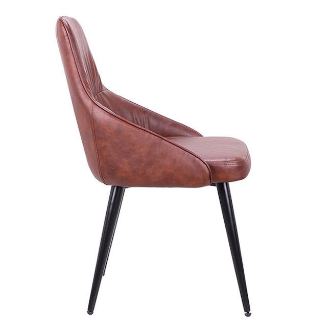 Tove Dining Chair - Dark Brown - 2