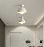 (As-is) Bowl Ceiling Lamp - White - 2