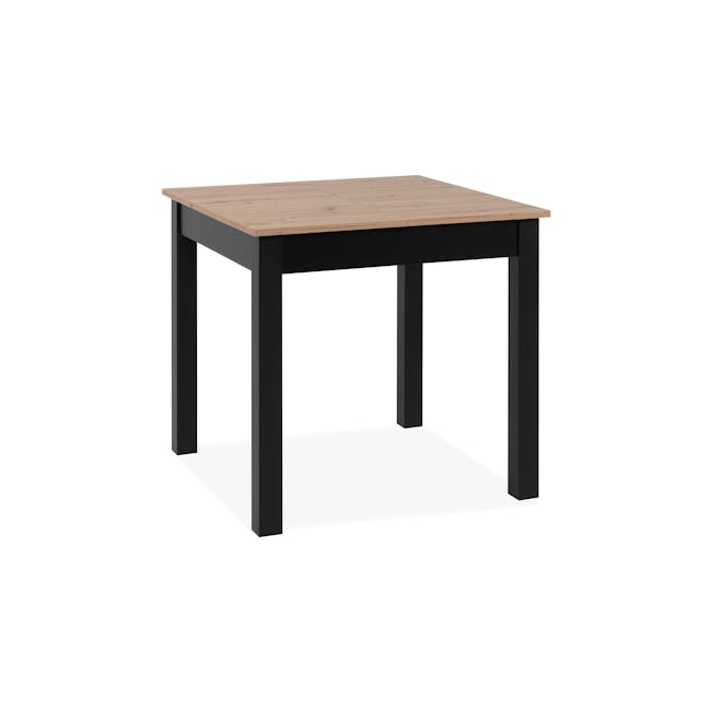 Jonah Extendable Dining Table 0.8m-1.2m - Black, Oak - 7