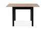 Jonah Extendable Dining Table 0.8m-1.2m - Black, Oak - 4