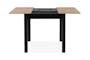 Jonah Extendable Dining Table 0.8m-1.2m - Black, Oak - 8