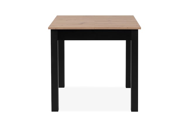 Jonah Extendable Dining Table 0.8m-1.2m - Black, Oak - 3