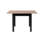 Jonah Extendable Dining Table 0.8m-1.2m - Black, Oak - 5