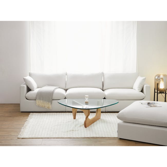 Russell 3 Seater Sofa - Dew (Eco Clean Fabric) - 1