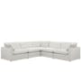Russell 3 Seater Sofa with Ottoman - Dew (Eco Clean Fabric) - 10